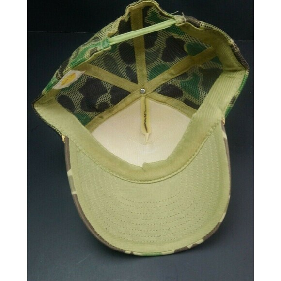 VTG John Deere Nothing Runs Like A Deer  Camouflage Mesh Back Hat ~ By Sun Cap - Picture 6 of 7